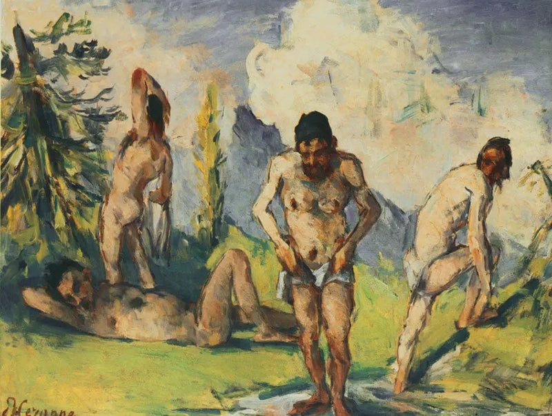 Uimareita levossa - Paul Cézanne