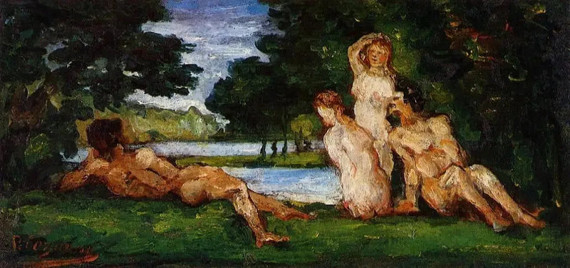 Uimarit - Paul Cézanne