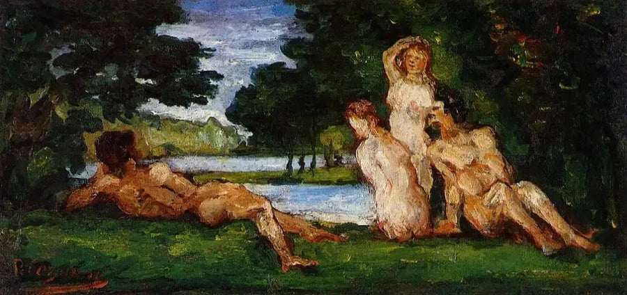 Uimarit - Paul Cézanne