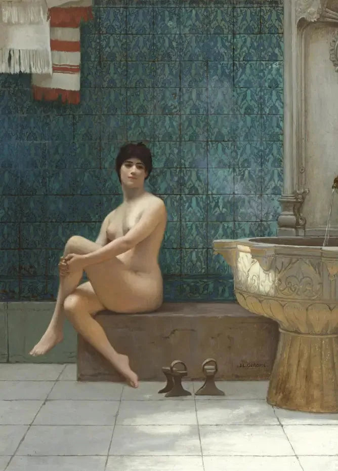 Uimari Brousse-uima-altaalla - Jean-Léon Gérôme