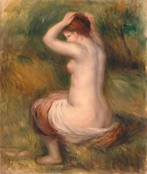 Nu istuvassa - Pierre-Auguste Renoir