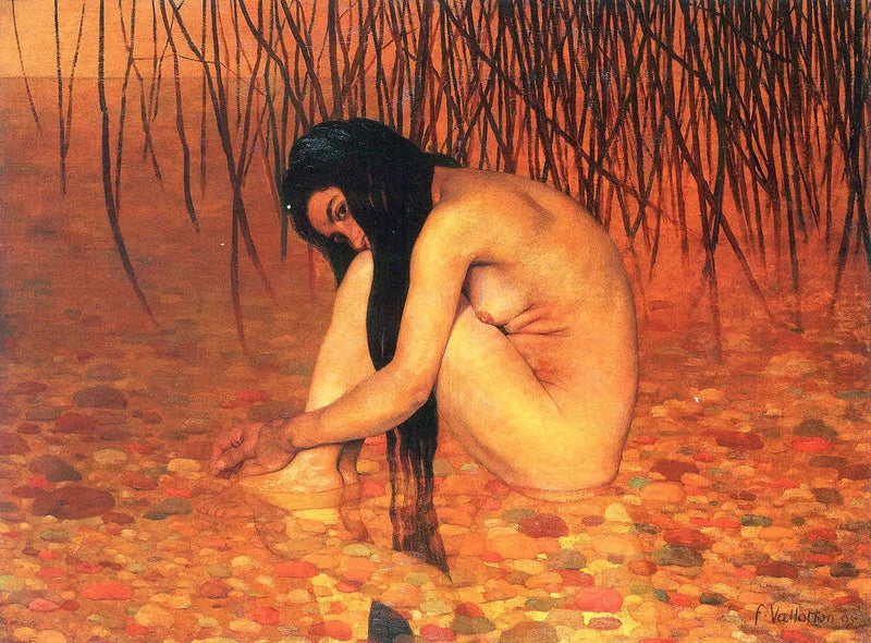 Baigner aux roseaux - Félix Vallotton