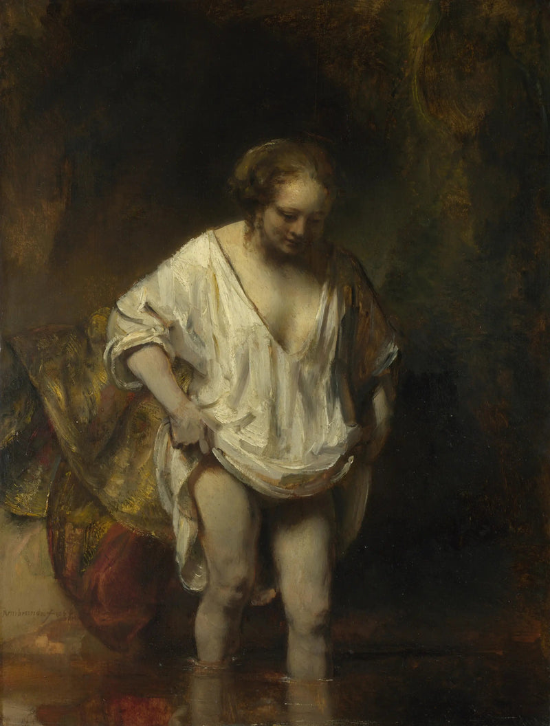 Kylpijä - Rembrandt