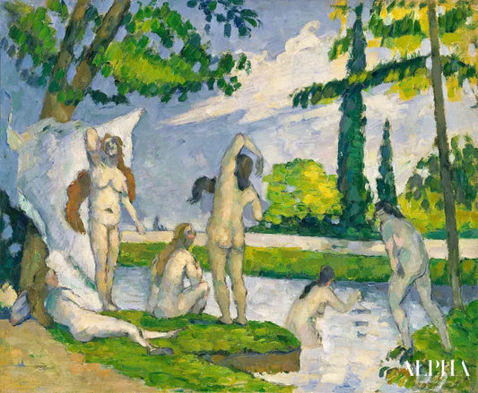 Baigneuses (1874-1875) - Paul Cézanne - Reproductions de tableaux et peintures haut de gamme