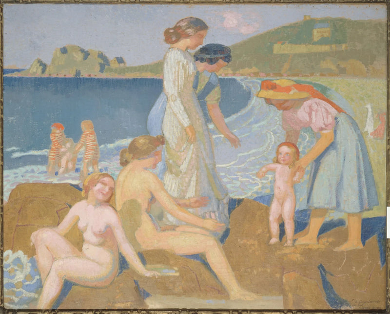 Perhosen uima-allas Perros-Guirec - Maurice Denis