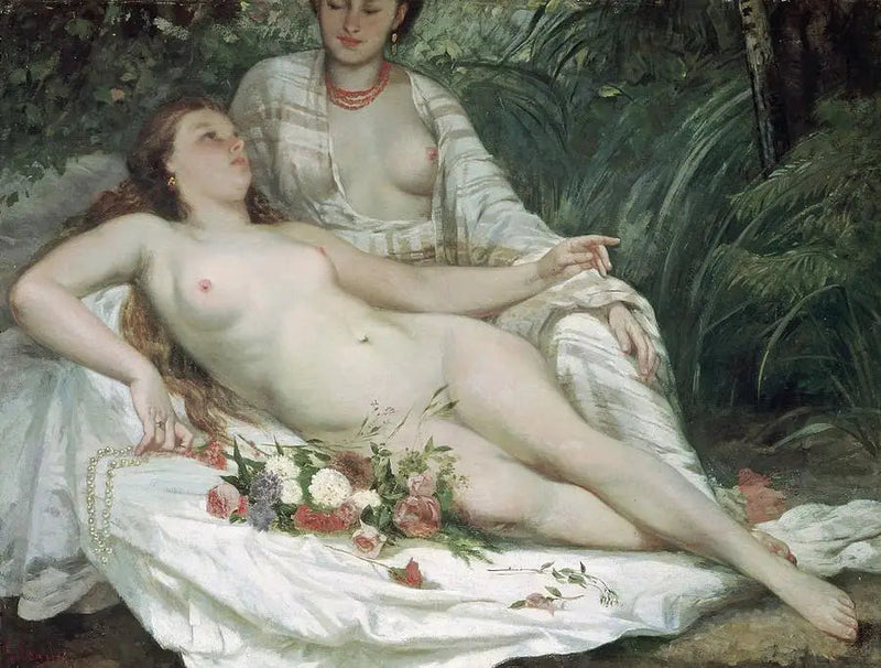 Bañantes - Gustave Courbet