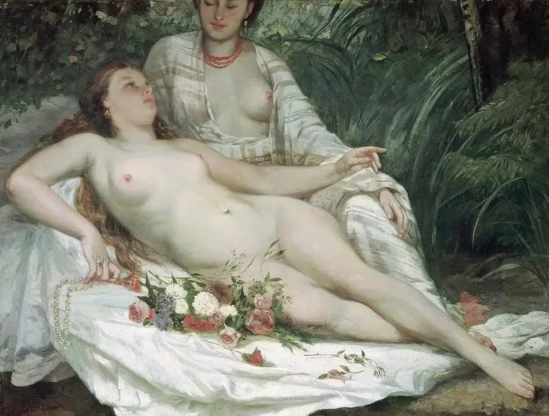 Bañantes - Gustave Courbet