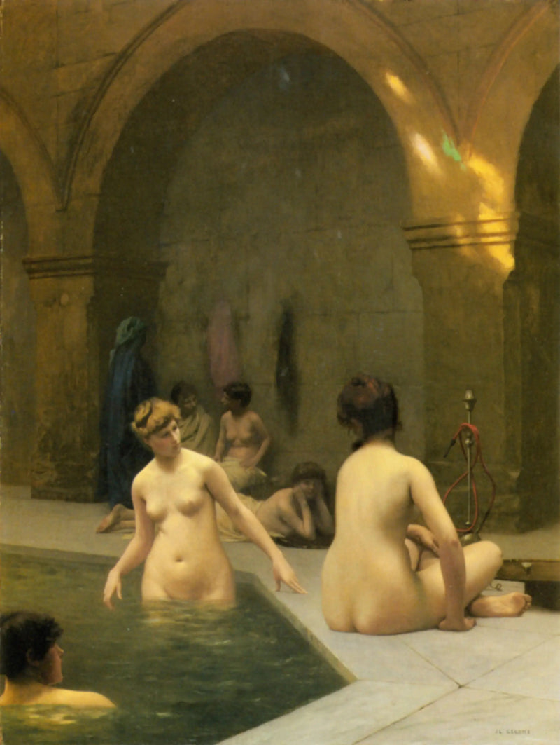 Kylpijät - Jean-Léon Gérôme