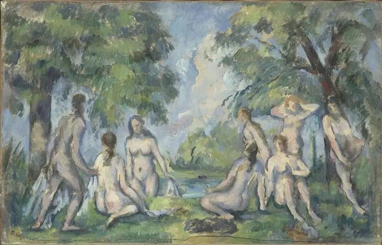 Uimareita - Paul Cézanne