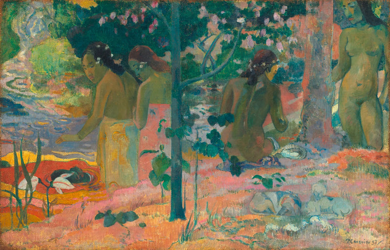Kylpijät - Paul Gauguin