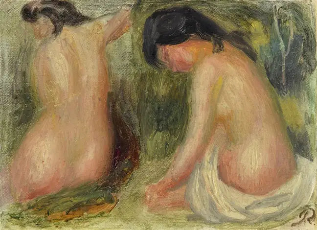 Kylpijät - Pierre-Auguste Renoir