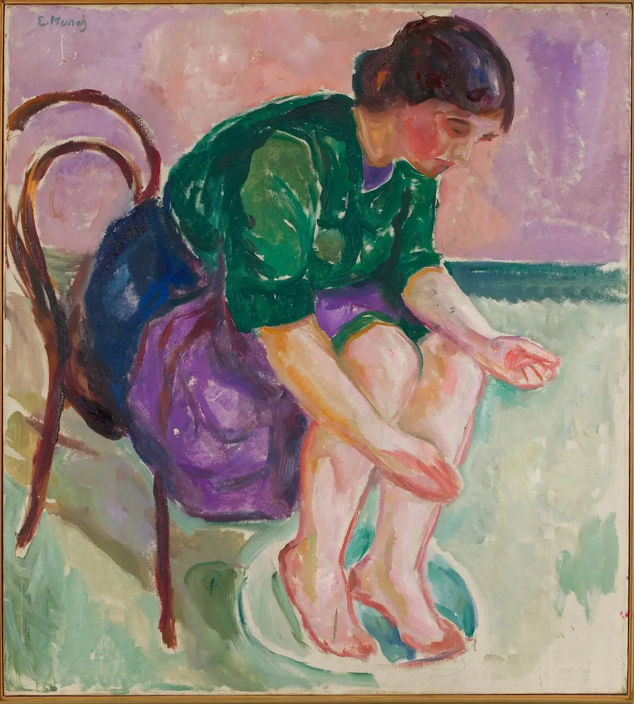 jalkakylpy - Edvard Munch