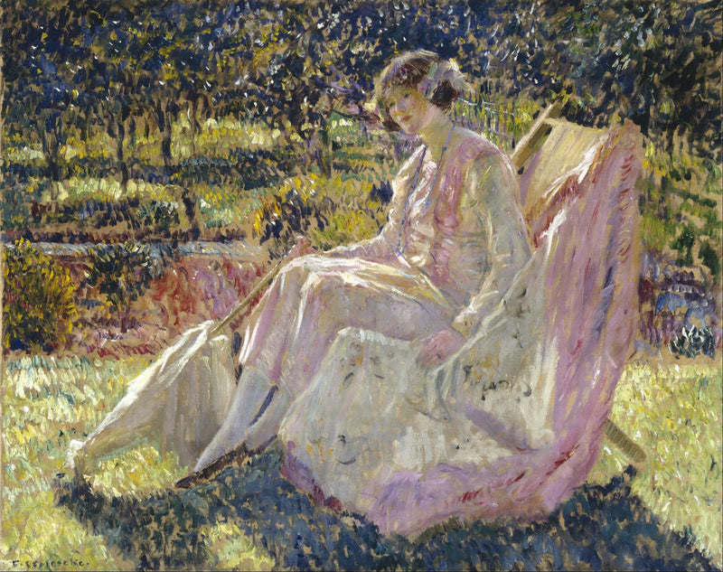 Aurinkovarjo - Frederick Carl Frieseke