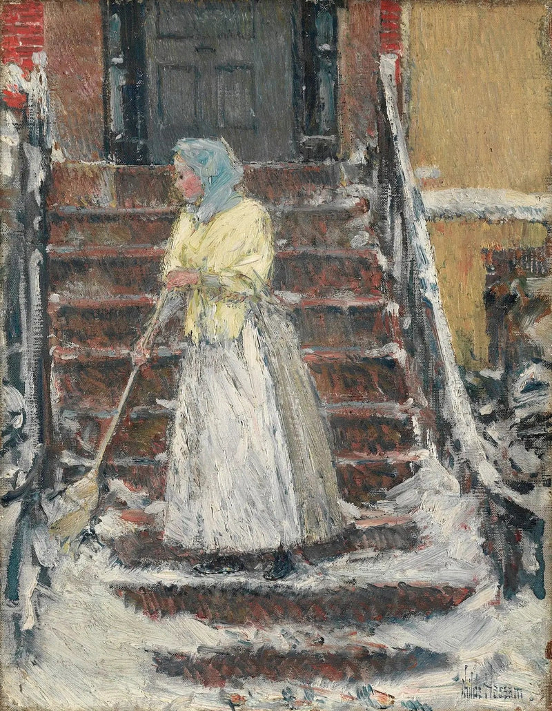 Lumiharjaus - Childe Hassam