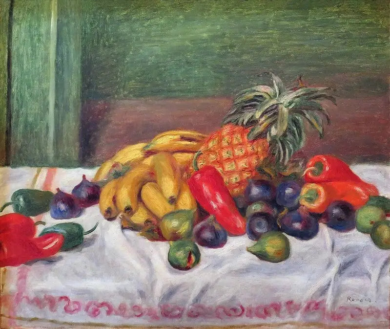 Banaanit ja ananakset - Pierre-Auguste Renoir
