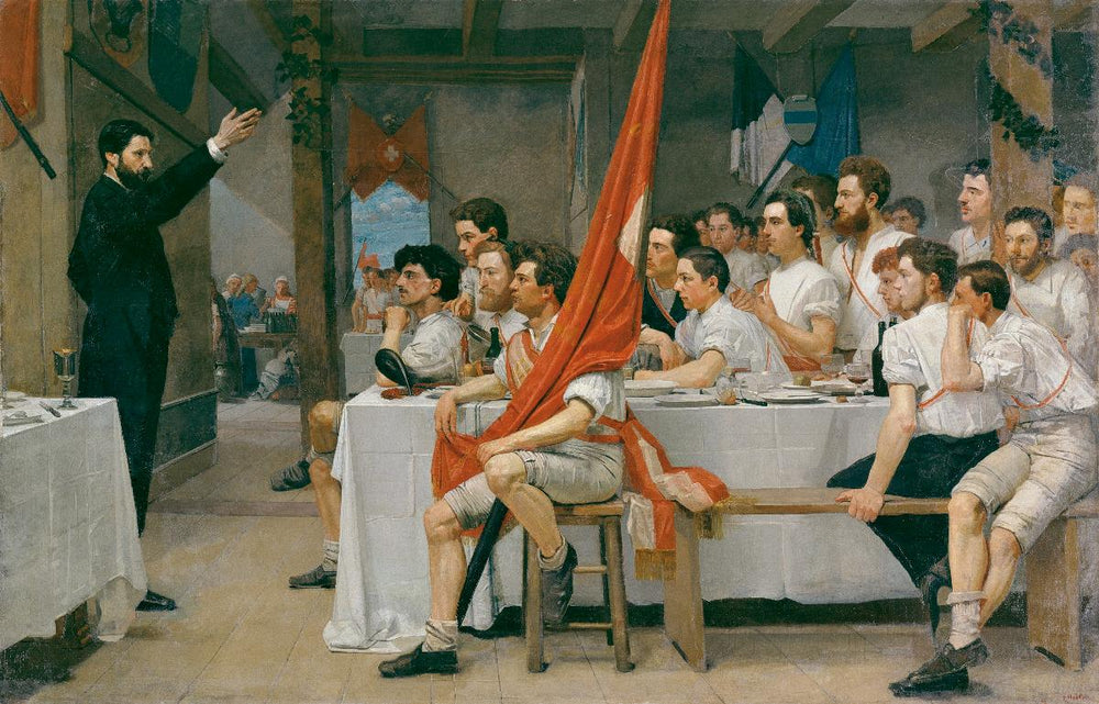 Banquet des gymnastes - Ferdinand Hodler - Alpha Reproduction