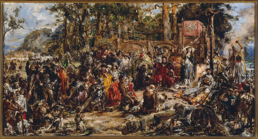 Liettuan kaste, sarjasta "Sivilisaation historia Puolassa" - Jan Matejko