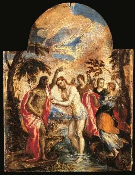 Kristuksen kaste - El Greco