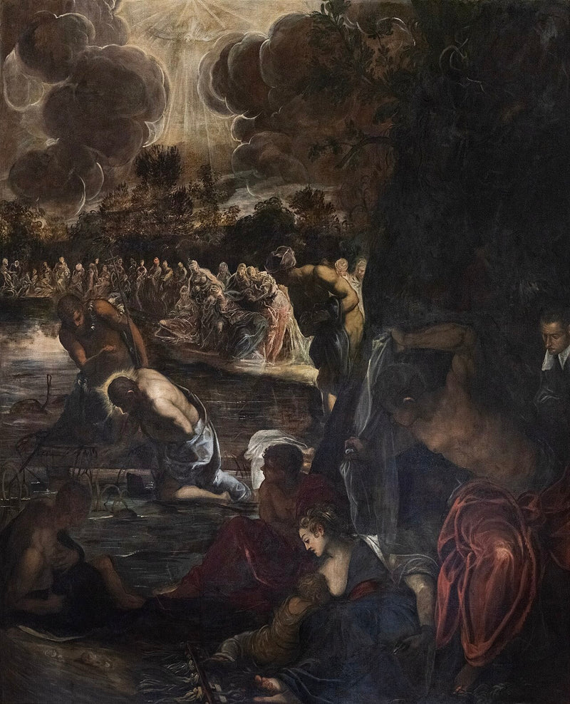 Kristuksen kaste - Jacopo Tintoretto