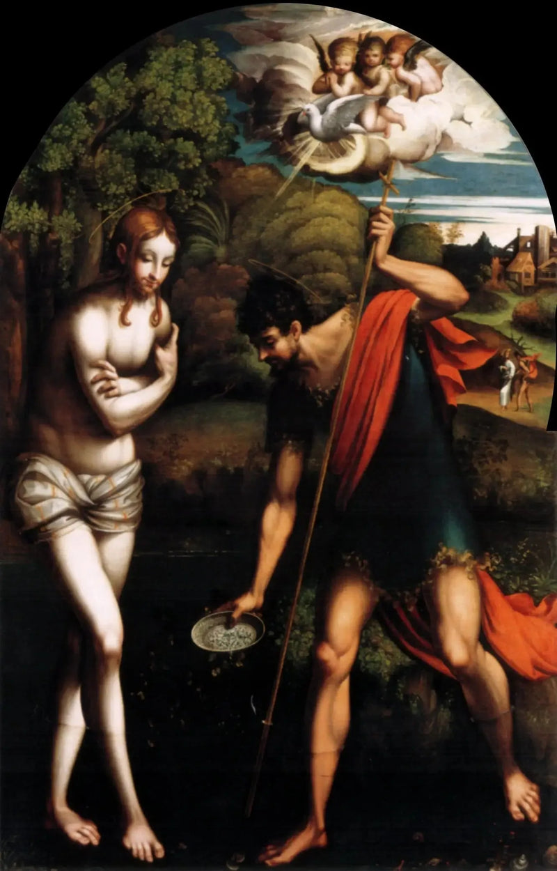 Kristuksen kaste - Parmigianino
