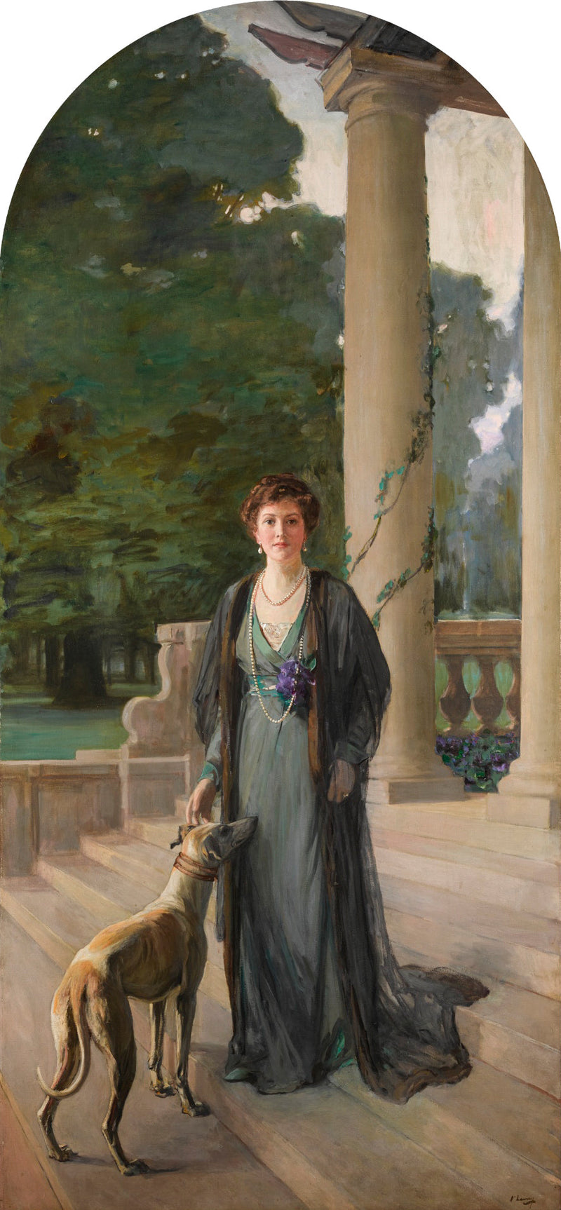 Paronitar Gerda von Chappius (rouva F. A. Konig) - John Lavery