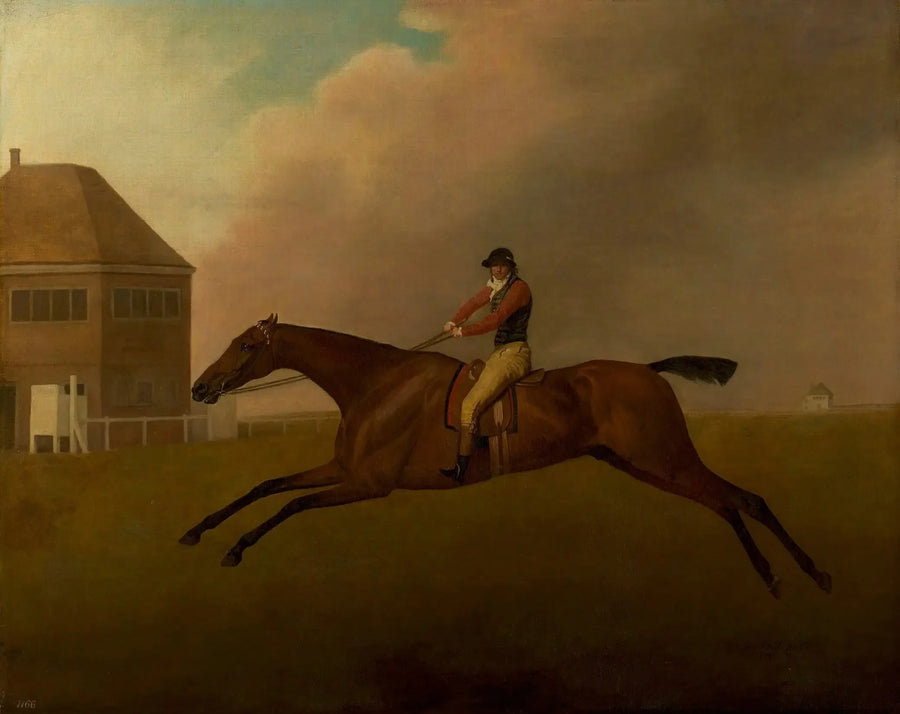 Baronnet Samuel Chifney kanssa yläosassa - George Stubbs
