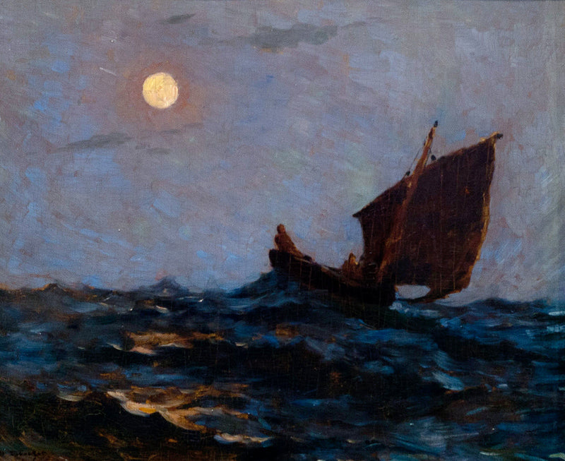 Kalastajalaiva sumussa - Henri Le Sidaner