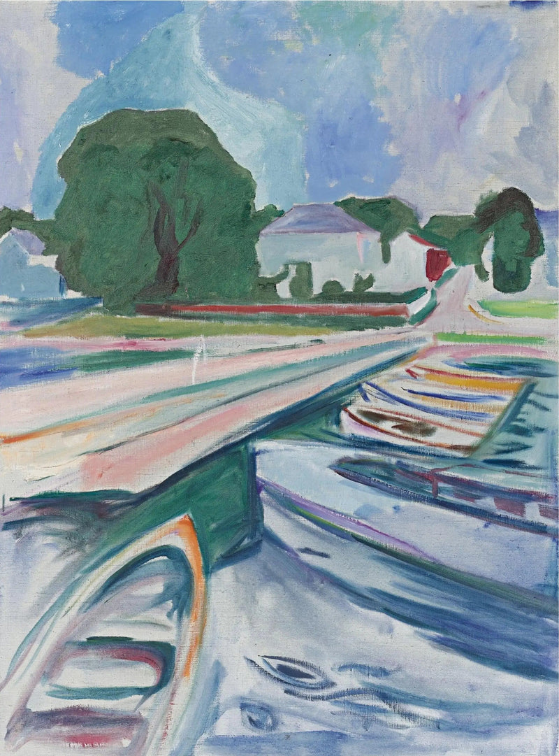 Veneet Åsgårdstrandissa - Edvard Munch