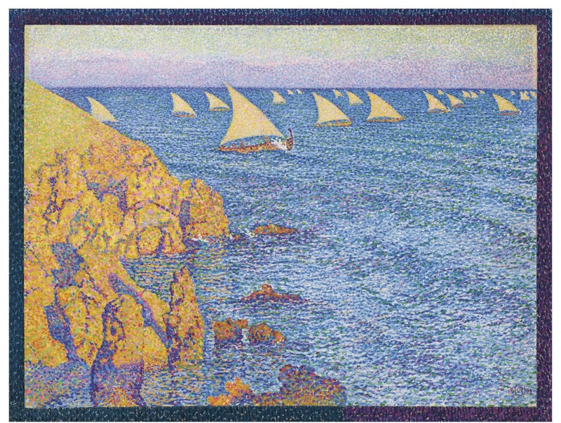 Kalastusalukset Välimerellä - Théodore van Rysselberghe