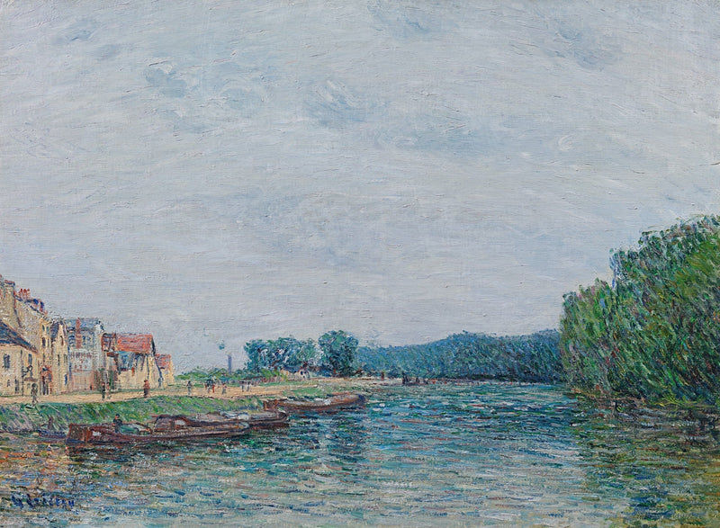 Paatit, Pothuisin laituri Pontoisessa - Gustave Loiseau