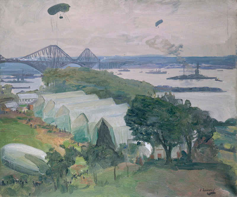 North Queensferryn lentotukikohta, 1917 - John Lavery