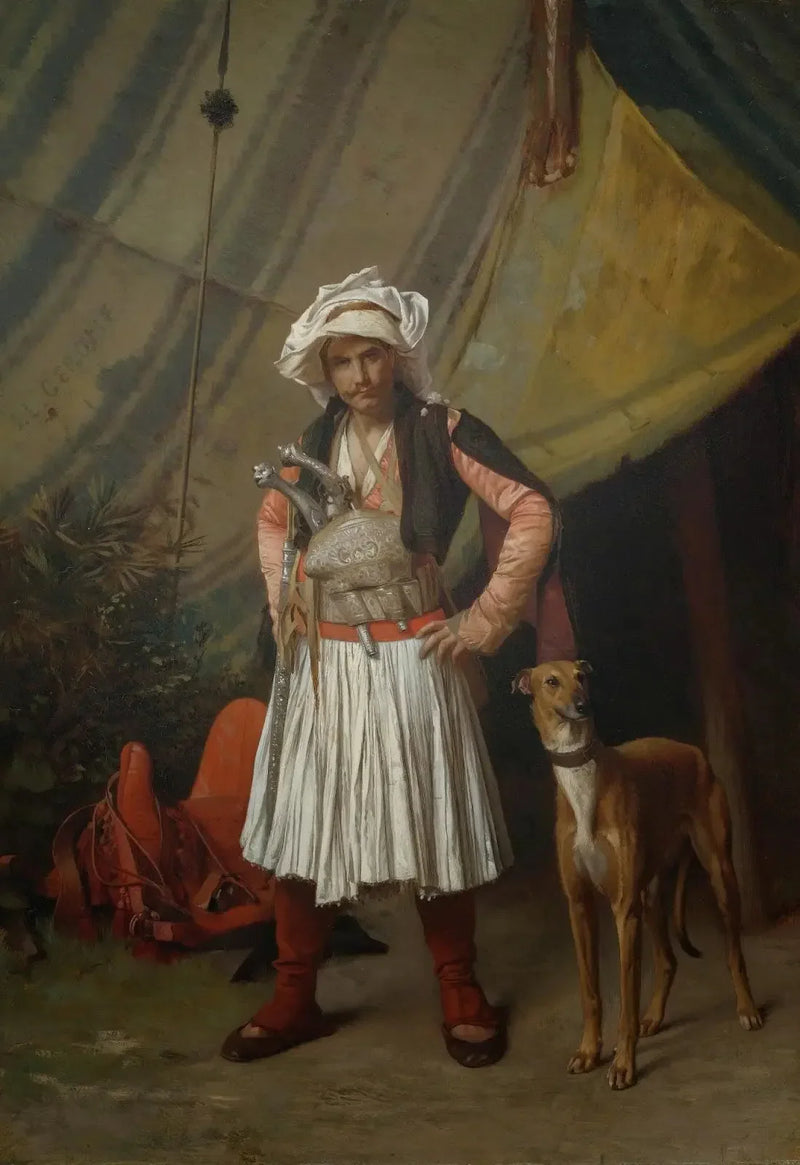 Bashi-Bouzouk ja hänen koiransa - Jean-Léon Gérôme