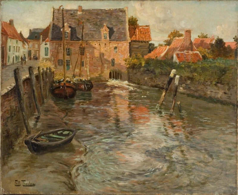 Matala vesi - Frits Thaulow