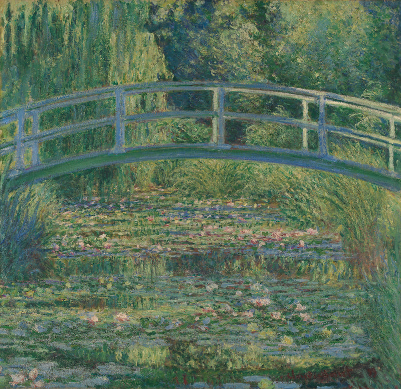 The Water Lilies Basin, vihreä harmonia - Claude Monet