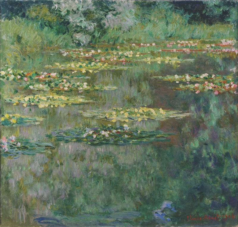 Vesililjojen allas W1666 - Claude Monet