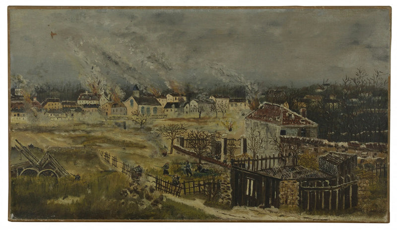 Champigny'n taistelu - 1870 sodan episodi - Henri Rousseau