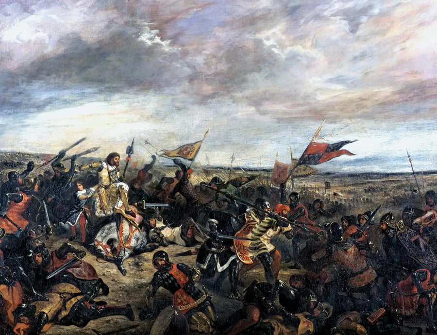 Poitiers'n taistelu - Eugène Delacroix