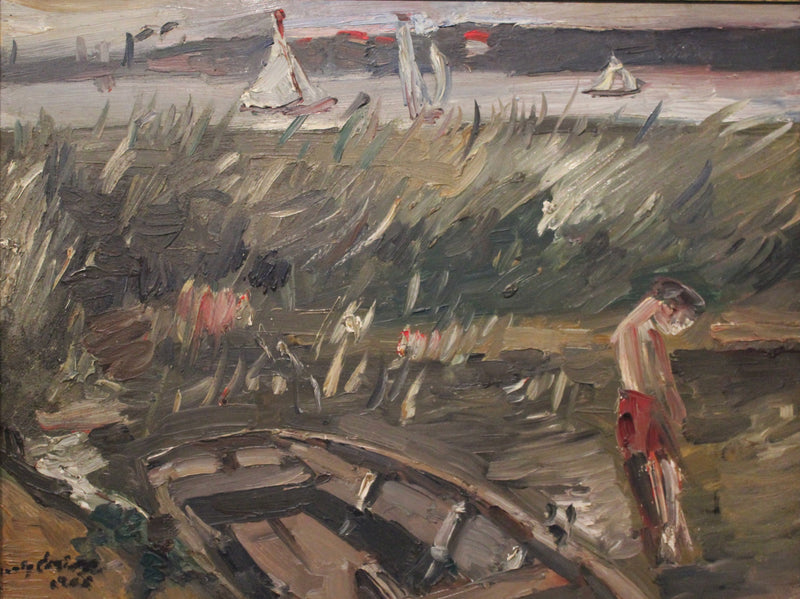 Vene Mütse-järven kaislikossa - Lovis Corinth