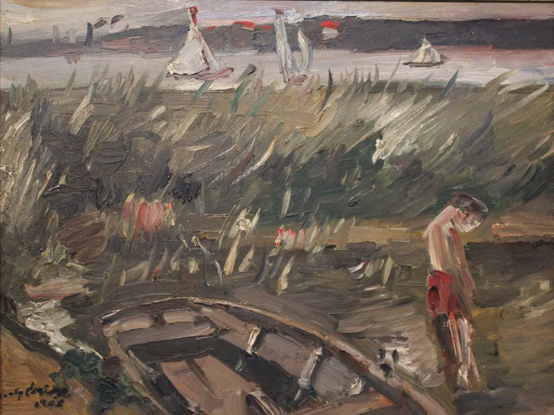 Vene Mütse-järven kaislikossa - Lovis Corinth
