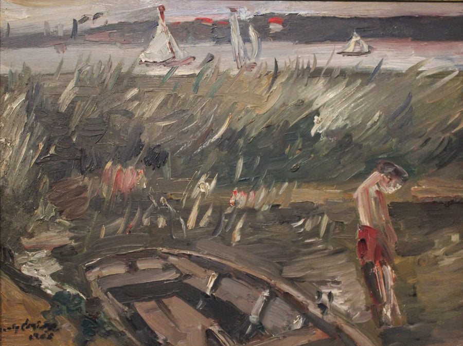 Vene Mütse-järven kaislikossa - Lovis Corinth