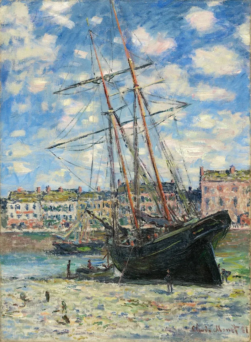 Vene jumissa laskuveden W644 - Claude Monet