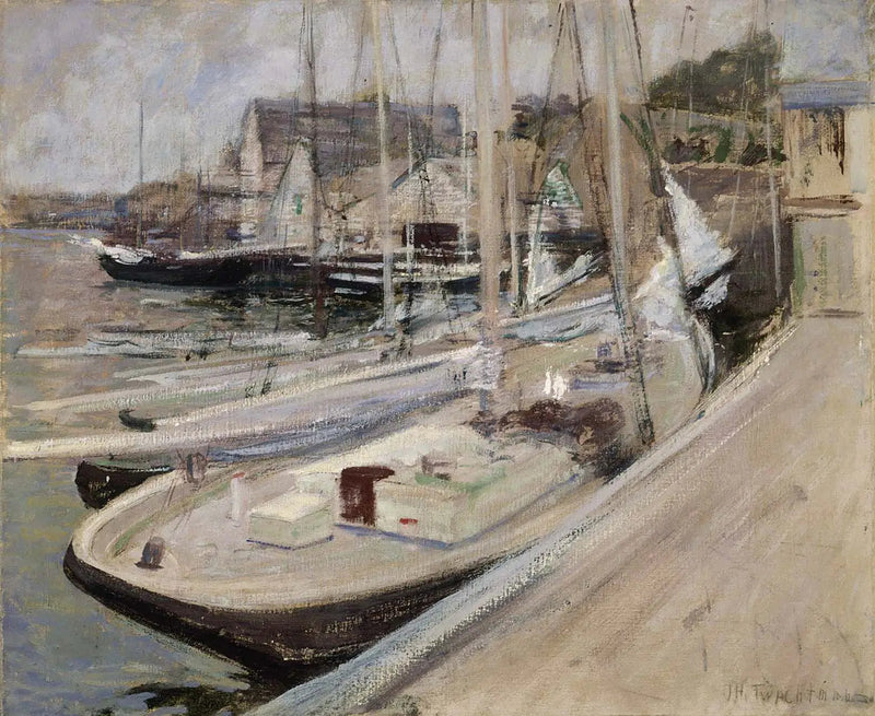 Gloucesterin kalastusveneet - John Henry Twachtman