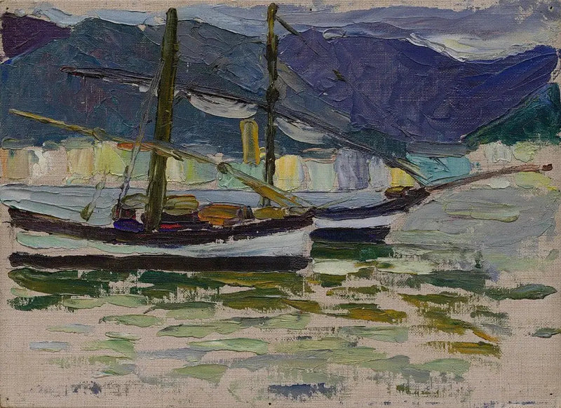 Kalastusalukset, Sestri - Vassily Kandinsky