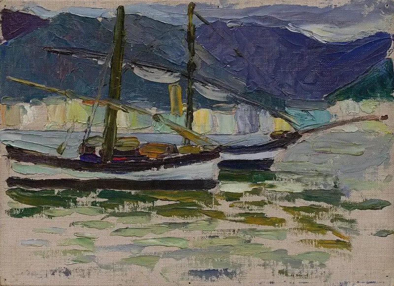 Kalastusalukset, Sestri - Vassily Kandinsky
