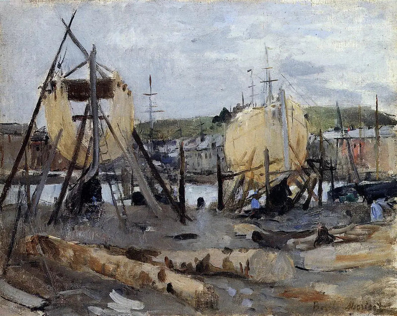 Rakentamisen veneet - Berthe Morisot