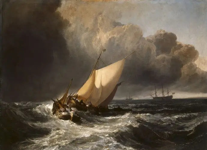 Hollantilaiset veneet myrskyssä - J. M. W. Turner