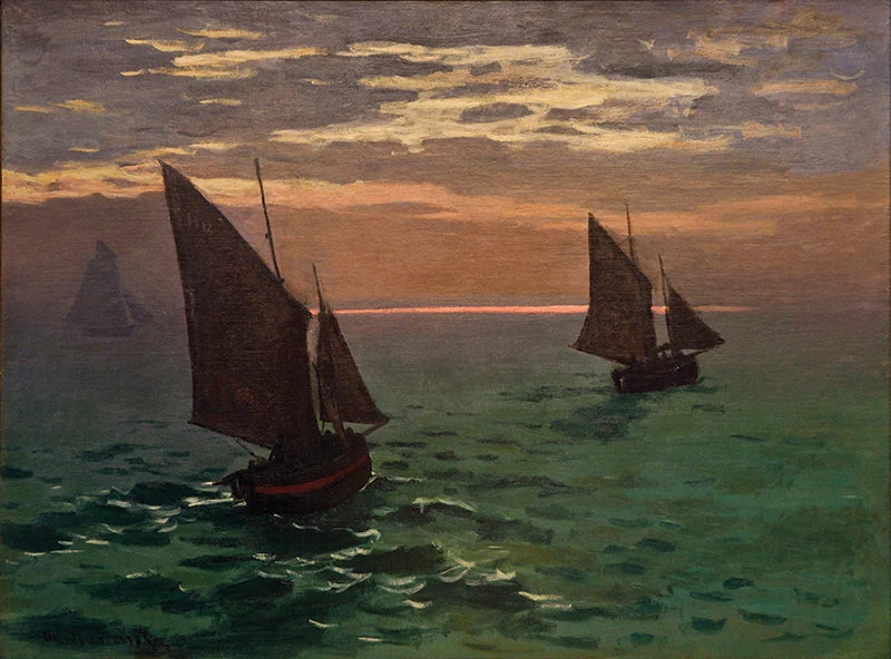 Merikalastusveneet W126 - Claude Monet