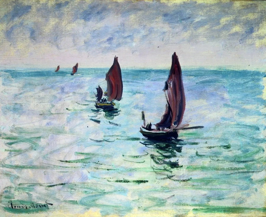 Kalastusveneet W1026 - Claude Monet