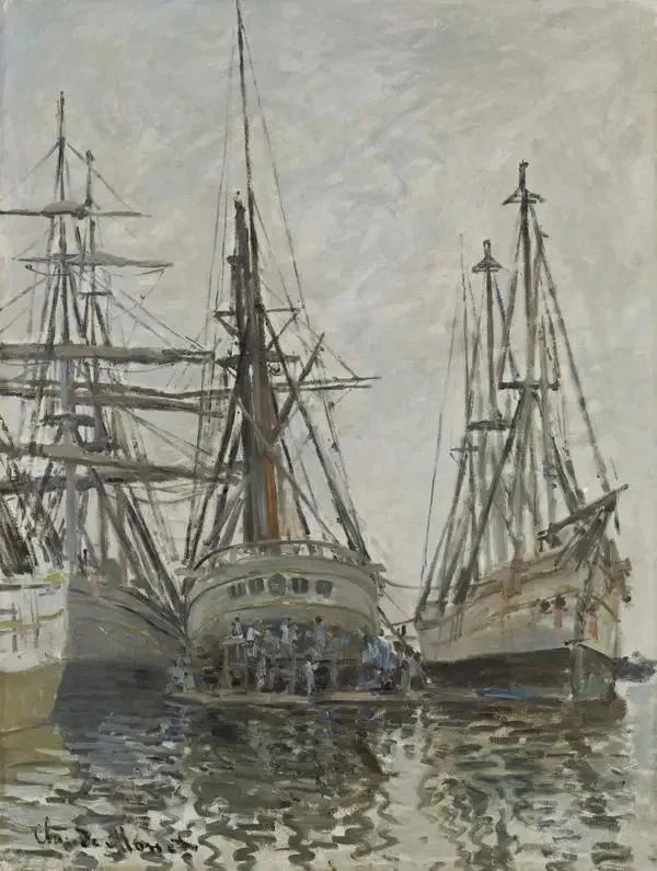 Veneet satamassa W260 - Claude Monet