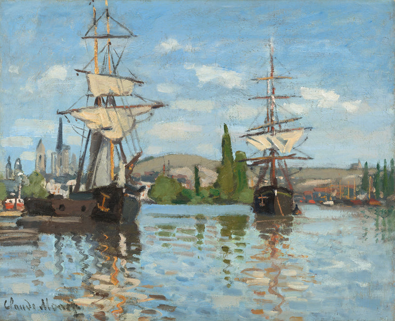 Alukset Seinen Rouen W210 - Claude Monet